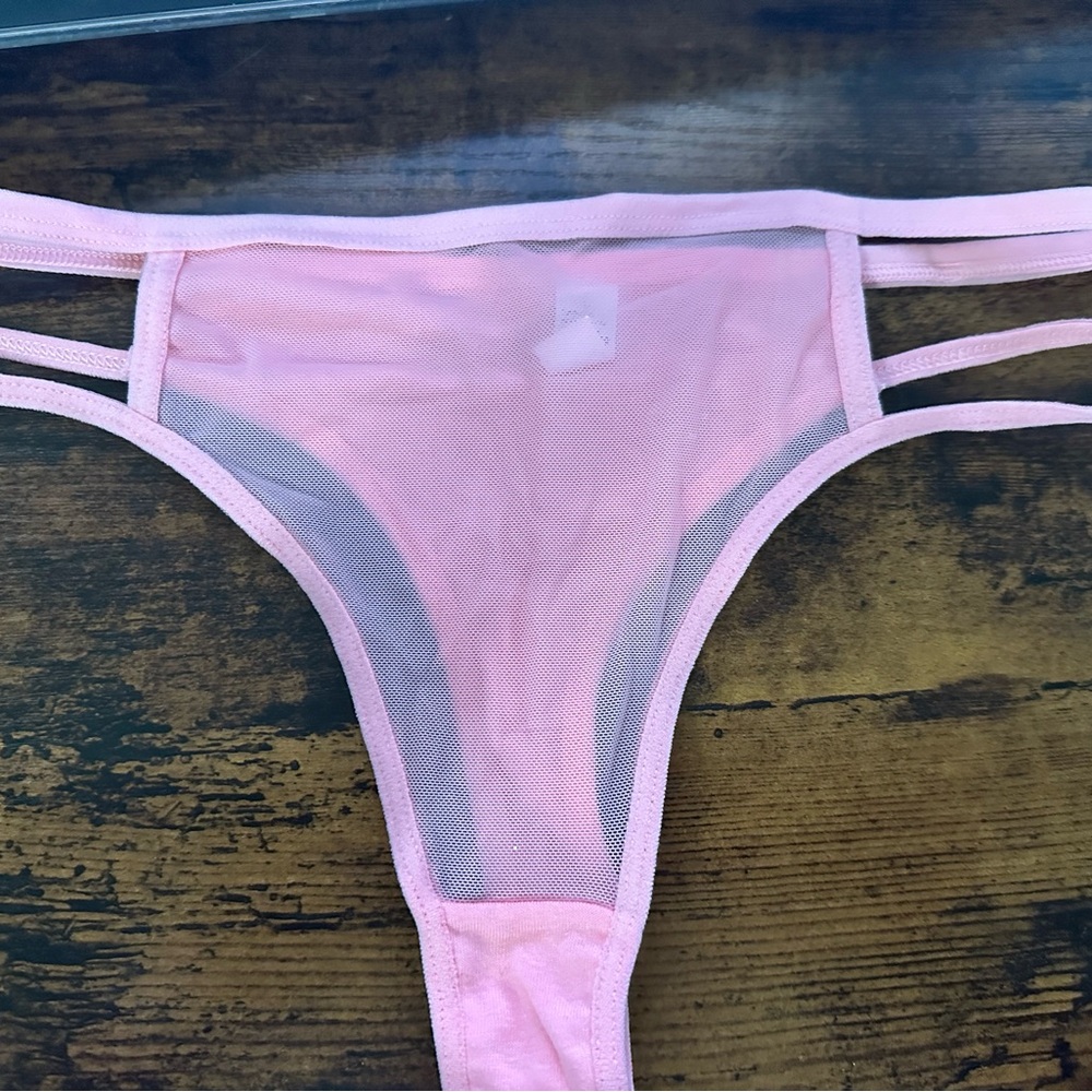 Pink thong